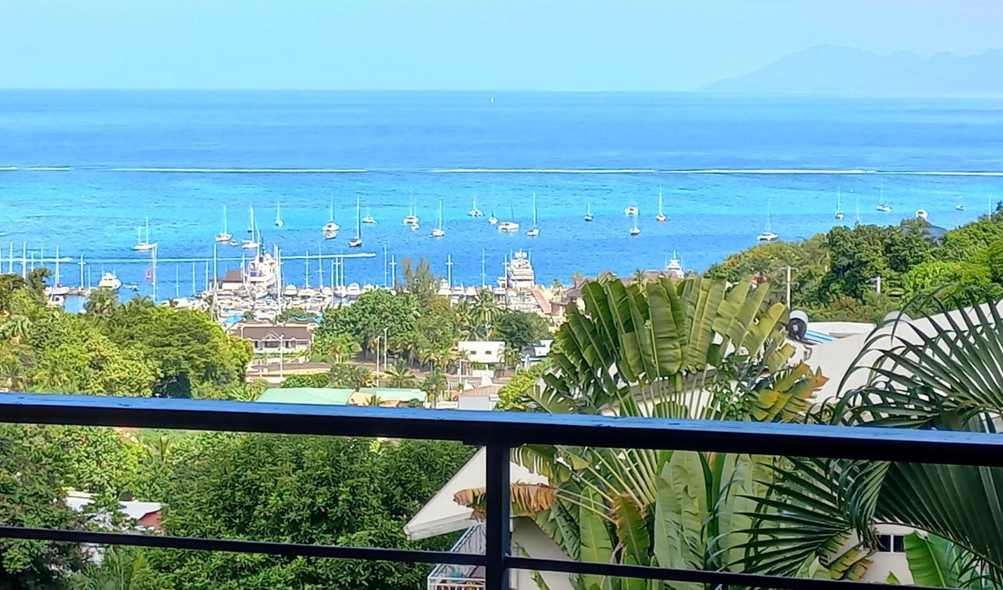 Marina Blue Fabuleux Appartement Vue Lagon Punaauia  ภายนอก รูปภาพ
